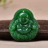 Colgante de cadena de suéter de Buda con dinero directo de fábrica, accesorios de bricolaje, soporte de vidrio esmaltado, colgante de Buda de jade