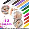 Solúvel em água colorido vara de pintura a óleo vareta não-tóxico à base de água lápis de cera rotativo fácil de lavar e conveniente para transportar giz de cera de mão não sujo