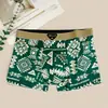 Cueca Boxer Masculina Transfronteiriça com Estampa Retrô, Estilo Moderno, Boxer Masculino, Boxer Masculino de Cintura Média Personalizado