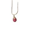 Moda Cristal de Tierras Raras 10*14mm Fondo Plano Gota de Agua Colgante Individual Tendencia Accesorios para Joyería DIY Materiales Hechos a Mano