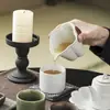 Taza de Té de Cerámica Vintage Taza de Degustación de Té Blanco Juego de Té Kung Fu Taza Individual Taza Pequeña para Té Taza Creativa para Lavar Taza de Maestro
