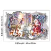 Adesivos Decorativos Transfronteiriços de Novo Papai Noel para Sala de Estar, Quarto, Adesivos de Parede de Natal, Adesivos de Parede de Fundo para Atmosfera Festiva