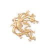 Broche Barroco de Estilo Europeo y Americano Retro Metálico Pin de Alta Gama Pin para Ropa Corsage Joyería para Traje Transfronterizo