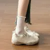 Bailarinas Mary Jane con Lazo para Mujer 2026 Nuevo Verano Versátiles que Aumentan la Altura Suela Gruesa Zapatos Deportivos Casuales Zapatos Individuales