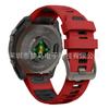 Para Relógio Jiaming Fenix8/7 Pulseira de Silicone Oficial Igual Duas Cores Fivela de Aço Inoxidável Pulseira de Liberação Rápida 20mm