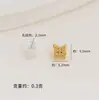 Relleno de Oro de 18K Conserva el Color Hueco Florero de Cintura Pequeña Espaciadores para Manualidades Florero de Doble Cara Pulsera de Cristal Accesorios de Joyería