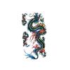 Adesivos de Tatuagem de Braço de Flor Adesivos de Tatuagem de Braço de Dragão Adesivos de Tatuagem de Braço Inteiro Masculino à Prova d'Água Adesivos de Tatuagem de Dragão e Tigre Personalizados