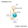 Roda Gigante Aço Inoxidável Gotejamento de Óleo Fruta Zircônia Pingente DIY Corrente de Clavícula Pulseira Anel Moda Luxo Acessível Conjunto para Mulheres