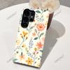 Funda de Teléfono Tk Popular Estilo Película Dos en Uno para Samsung S25, Funda Protectora Artística Floral de Cobertura Total S24, Funda Anticaídas S23