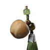 Bolsita de Sándalo Verde Manzana Cadena para Teléfono Colgante de Borla, Yiming Xianyuan Palo de Rosa Madera Arcoíris Encanto de Manzana Colgante para Bolso