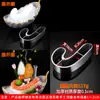 Molde de Hielo para Mariscos Acero Inoxidable Carámbano Plato de Salmón Decoración Forma de J Forma de Corazón Molde para Plato de Sashimi