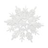1.6-15cm Exportação Transfronteiriça Natal Floco de Neve Cena de Neve Local Plástico Floco de Neve Branco Pingente Árvore de Natal Suprimentos