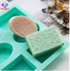 Molde Criativo de Silicone DIY Mais Vendido, Molde para Sabonete Artesanal, Molde Multiuso para Decoração com Gesso de Aromaterapia e Resina