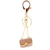 Joias de Cristal Strass Bolsa de Corrente Feminina Chaveiro Acessórios de Bolsa Feminina Chaveiro Pingente de Metal Presente 642