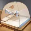 Amazon Transfronterizo Espacio Grande Puerta en U Sin Instalación Cómodo Transpirable Anti-Mosquitos Mágica Yurta Mosquitero Fabricante Venta al por Mayor