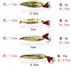 Fábrica de Weihai atacado colher de lantejoulas boca de cavalo escamas de sanguessuga de salgueiro isca dura isca isca falsa isca de pesca