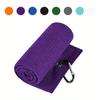 Toalla Deportiva Magnética de Secado Rápido con Tejido Waffle de Microfibra Multifuncional, Cepillo de Limpieza, Toalla de Golf - En Stock Transfronterizo