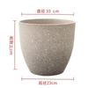 Vasos para Flores e Plantas Verdes de Jardinagem Vasos de Flores Foscos Imitando Pedra Vasos de Flores Estilo Europeu de Resina Plástico Espesso Durável Vela Realista