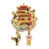 Imán de metal para refrigerador de la ciudad de Wuhan, personalizado, creativo, torre de grúa amarilla, atracción, regalo conmemorativo, pegatina magnética pintada con impresión UV