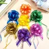 Transfronterizo 50# Macarrón Suya Bola Flor Festividad Regalo de Navidad Joyería Decoración Flor Estéreo Cinta Floral 7 pulgadas