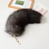 Chaveiro Pingente Cauda de Raposa Fivela Joia Pingente de Bolsa Pelúcia Exposição de Quadrinhos Fantasia de Dança Adereços de Performance