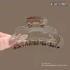 Nuevo clip de tiburón 2026 para otoño e invierno, pinza para el cabello de gran tamaño de alta gama para mujeres con cabello abundante, con diseño de lazo