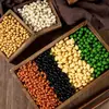 Simulación Cinco Granos y Cereales Varios Frijoles Falsos Frijoles Mung Frijoles Negros Hecho a Mano DIY Relleno Decoración Fotografía Comestible Comida de Juego Accesorios de Enseñanza Comestible