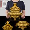 Enfeite Tigela da Fortuna com Lingotes de Cobre, Tigela da Fortuna para Casa, Sala de Estar, Escritório, Decoração da Área de Riqueza, Presente Cofre