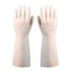 Guantes de Limpieza para el Hogar para Mujer, Guantes Protectores Impermeables de Látex para Uso en la Cocina, Guantes Ampliados y Duraderos para Lavandería y Lavavajillas del Hogar