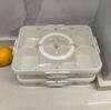 Conjunto de 8 subembalagens para salada de frutas resistentes a altas temperaturas, caixa portátil selada para condimentos, armazenamento de alimentos com tampa, pode ser colocado na lava-louças