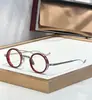 Rigon Moda Europea y Americana Nuevo Metal Marco Redondo Pequeño Punk Marco Liso Personalizado Retro Jmm Marco de Lentes Ópticos