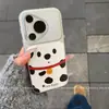 Aplicable a Funda para Teléfono Huawei Pura 90 Huawei 70 Ultra Personalidad Cobertura Completa del Borde Perro con Ojos Grandes y Campana para Mujer