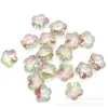 Orifício para Pendurar de 14mm Pingente em Formato de Flor de Ameixa Flor de Cinco Pétalas Cristal Colorido Contas Soltas Acessórios para Joias DIY