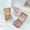 Caixa de armazenamento portátil para joias, Caixa de embalagem de presente para o Festival Qixi, Caixa de joias para brincos, anéis, colares, Mini caixa decorativa