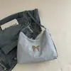 2026 Nuevo Bolso Cruzado con Cadena Estilo Coreano Mariposa Mochila de Moda Bolso Tote de Gran Capacidad para Estudiantes