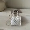 Bolsa de nylon transfronteriza, bolso tipo cubo de moda estilo japonés, bolsa de compras de lunares, bolsa de mano de gran capacidad, bolso de mano, bolso de hombro