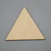 Viruta de Madera Triangular Escama Color Madera Material para Decoración Manualidades Modelo DIY Grabado Láser Grueso 5mm