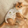 Ropa Personalizada para Esterilización de Gatos, Ropa Quirúrgica para Gatas, Ropa Postoperatoria Anti-Lameduras para Gatos Mascotas, Ropa para Destete y Cesación de Leche de Gatitos
