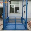 Plataforma Elevadora Industrial de Fábrica Tipo Riel Elevador Hidráulico Ascensor de Carga Dos Pisos Pequeño Taller Almacén Máquina Elevadora de Carga Simple