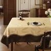 Nova Toalha de Mesa Estilo Retrô, Impermeável, à Prova de Óleo, Isolante Térmico e Resistente ao Desgaste, Elegante e de Alta Qualidade Estilo Chinês, Toalha de Mesa Longa Decorativa