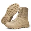 Botas de Combate de Gran Tamaño Transfronterizas para Hombre de Caña Alta Botas de Senderismo para Exteriores Botas de Entrenamiento para Senderismo Amazon Botas del Desierto para Fuerzas Especiales Hombre