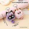 B088B imitação de pele de coelho rex fofo gato da sorte sino bolsa pingente 10 chaveiro de carro namoradas pingente