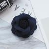Broche de zapatos y sombreros de camelia de tela no tejida, flores hechas a mano, joyería artesanal, diadema, horquilla, material al por mayor