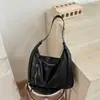Bolso vintage de gran capacidad para mujer, bolso tote para el día a día, nuevo modelo principios de otoño 2026, bolso de hombro y cruzado de color liso de alta moda