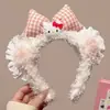 Nueva Diadema de Felpa para Niñas Pequeñas, Accesorio para el Cabello Kuromi, Nuevo Modelo 2026, Pinza para el Cabello para Lavarse la Cara, Accesorio para el Cabello de Bebé