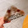 Pinza para el Cabello de Tiburón Moderna y Elegante con Acetato, Pinza de Garra Colorida y Dulce para Recogidos, Accesorio para el Cabello Versátil de Alta Gama para Mujeres