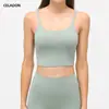 Sujetador Deportivo Cruzado para Fitness y Yoga Color Nude a Prueba de Impactos Push-Up Espalda Bonita Almohadilla Extraíble para el Pecho Tirante Camiseta Deportiva para Mujer C5238