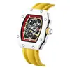 Reloj de Pulsera de Moda para Hombre con Forma de Barril Ultradelgado Nuevo Transfronterizo, Modelo Popular de Comercio Exterior, Reloj de Cuarzo al por Mayor, Marca de Relojes para Hombre