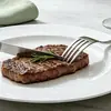 Cuchillo para bistec, tenedor y cuchara estilo Western de acero inoxidable 304 martillado, juego de cubiertos de lujo ligero al por mayor, juego de cinco piezas para hotel para uso doméstico
