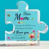 Adornos Decorativos Acrílicos Nuevos Transfronterizos Regalos para el Día del Padre, Día de la Madre, Acción de Gracias para Padre y Madre